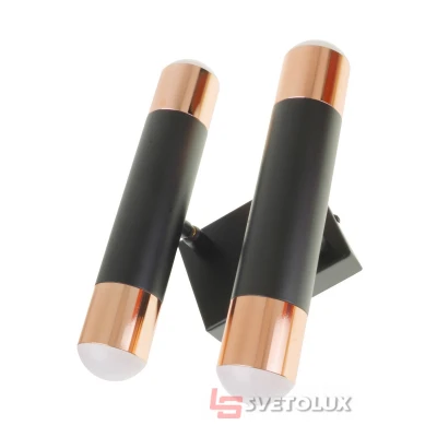 Світлодіодне бра BR-01 668W/2 LED 12W BK/G