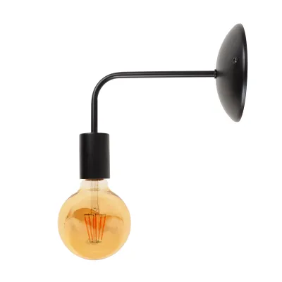 Бра металлическое лофт BL-698W/1 E27 BK Brille