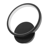 Светодиодное бра круглое BL-718W/10W WW BK Brille Светодиодное бра круглое BL-718W/10W WW BK Brille