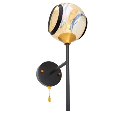 Бра с открытым плафоном BL-699W/1 E27 BK/JGT Brille