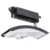 Прожектор трековий Brille LED-403/20W CW COB WH/BK
