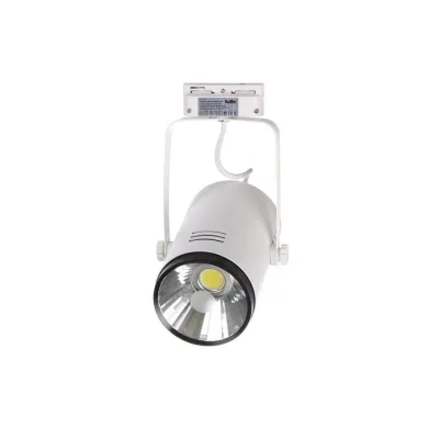Прожектор трековий Brille LED-413/30W CW WH/BK COB Прожектор трековий Brille LED-413/30W CW WH/BK COB