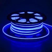 Светодиодная лента влагозащищенная 220V 14.4W 3014 Blue NEON IP67 1m (BY-034/120) Brille