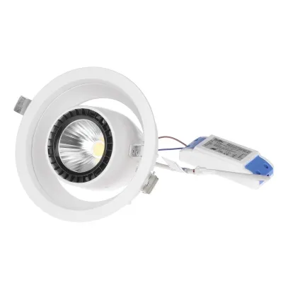 Светильник потолочный LED встроенный LED-56/24W WW WH COB Brille