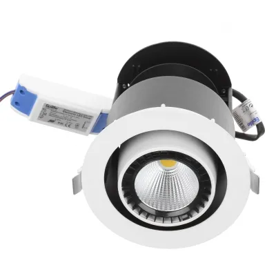Светильник потолочный LED встроенный LED-57/24W WW WH COB Brille