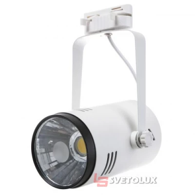 Прожектор трековый Brille LED-413/30W WW WH/BK COB