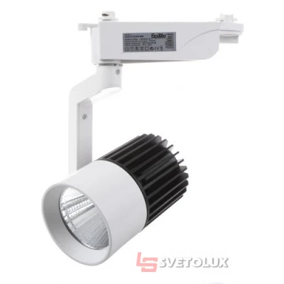 Прожектор трековый Brille LED-415/25W WW WH/BK COB