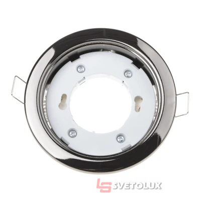 Світильник точковий Brille HDL-DS 154 BK/CHR для LED GX53