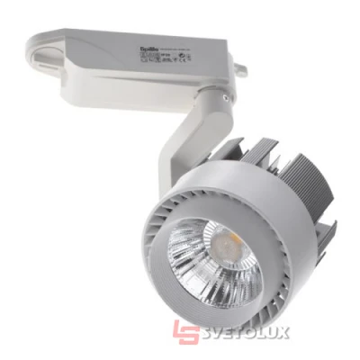Прожектор трековий Brille KW-53/20W WW WH/BK LED