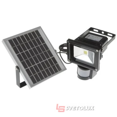 Прожектор світлодіодний Brille HL-42/10W LED SMD CW IP65 з датчиком руху