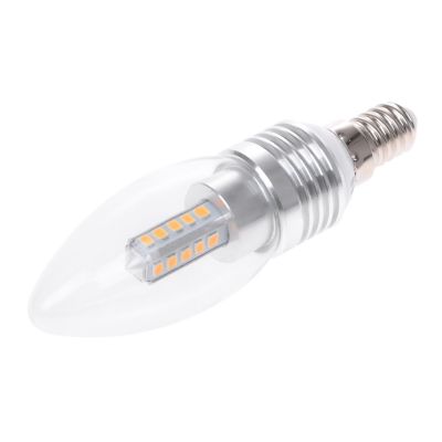 Светодиодная лампа Brille E14 5W 20 pcs WW C37-A SMD2835(silver) Светодиодная лампа Brille E14 5W 20 pcs WW C37-A SMD2835(silver)