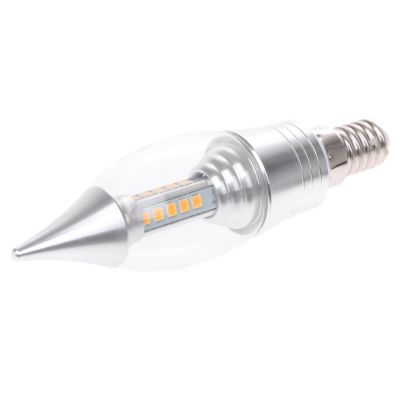 Светодиодная лампа Brille E14 5W 20 pcs WW C37-A SMD2835 (silver) Светодиодная лампа Brille E14 5W 20 pcs WW C37-A SMD2835 (silver)