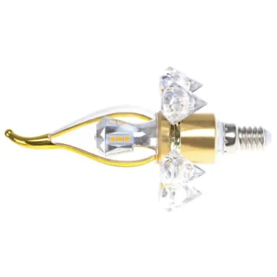 Светодиодная лампа Brille LED E14 5W 20 pcs WW CL37-A SMD2835 (gold) Светодиодная лампа Brille LED E14 5W 20 pcs WW CL37-A SMD2835 (gold)
