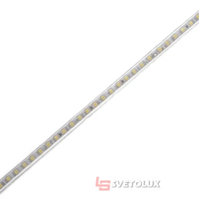 Светодиодная лента Brille BY-028/120 220V 100м 2835 WW WHITE PCB IP65