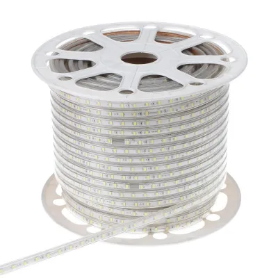 Светодиодная лента влагозащищенная холодный оттенок 220V 3.8W 5730 CW IP65 1m (BY-033/60) Brille Светодиодная лента влагозащищенная холодный оттенок 220V 3.8W 5730 CW IP65 1m (BY-033/60) Brille