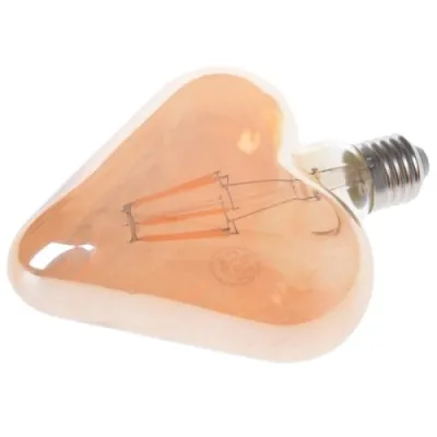 Світлодіодна лампа Brille LED E27 6W WW L124 COG (мат. золото)