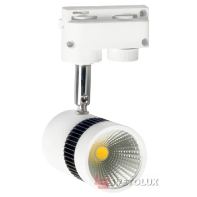 Прожектор трековый Brille KW-56/10W WW WH/BK LED