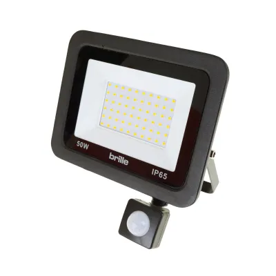 Светодиодный прожектор с датчиком движения HL-19P/50W NW IP65