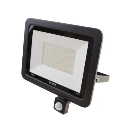 Светодиодный прожектор с датчиком движения HL-19P/100W NW IP65