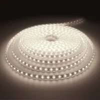 Светодиодная лента влагозащищенная холодный оттенок 220V 10W 2835 CW IP65 1m (BY-058/276) Brille