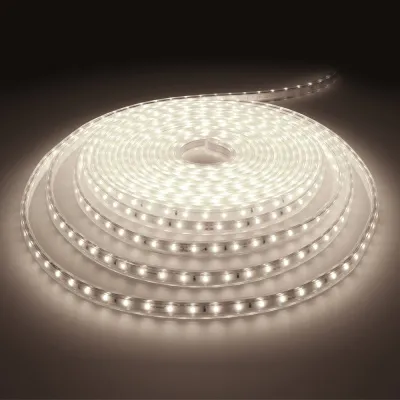 Светодиодная лента влагозащищенная холодный оттенок 220V 10W 2835 CW IP65 1m (BY-058/276) Brille Светодиодная лента влагозащищенная холодный оттенок 220V 10W 2835 CW IP65 1m (BY-058/276) Brille