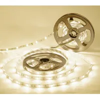 Светодиодная лента негерметичная теплый оттенок 24V 9W 2835 WW IP20 1m (BY-070/120) Brille