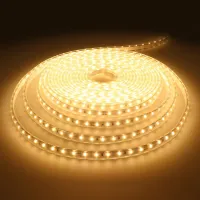 Светодиодная лента влагозащищенная теплый оттенок 24V 4W 2835 WW IP68 1m (BY-072/60) Brille