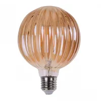 Лампа светодиодная Brille LED E27 6W WW NG COG (мат. золото)