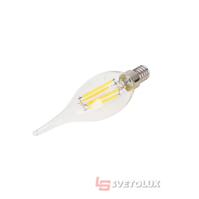 Светодиодная лампа E14 6W WW C35-T COG 220V Brille