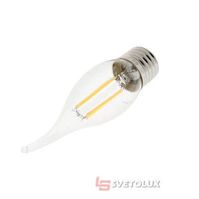 Светодиодная лампа E27 6W WW C35-T COG 220V Brille