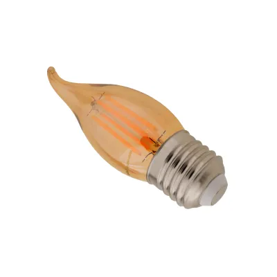 Лампа LED E27 6W WW C35-T COG (мат.золото) 220V Brille Лампа LED E27 6W WW C35-T COG (мат.золото) 220V Brille
