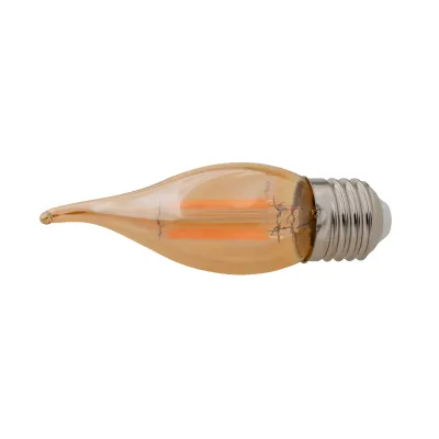 Лампа LED E27 6W WW C35-T COG (мат.золото) 220V Brille Лампа LED E27 6W WW C35-T COG (мат.золото) 220V Brille