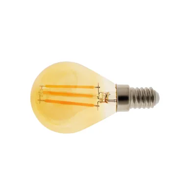 Лампа светодиодная LED 6W Е14 COG WW G45 Amber 220V Brille