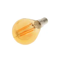 Лампа светодиодная LED 6W Е14 COG WW G45 Amber 220V Brille