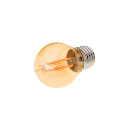 Лампа светодиодная LED 6W E27 COG WW G45 Amber 220V Brille