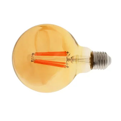 Лампа светодиодная LED 12W E27 COG WW G95 Amber 220V Brille