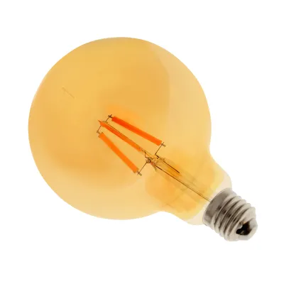 Лампа светодиодная LED 12W E27 WW G125 Amber 220V Brille