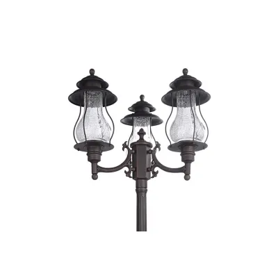 Світильник парковий Brille GL-96 E-3 BK/Rust