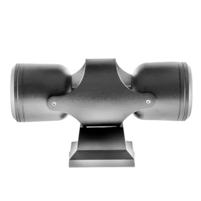 Подсветка фасадная настенная накладная IP44 AL-112/2 GU10 BK Brille Подсветка фасадная настенная накладная IP44 AL-112/2 GU10 BK Brille