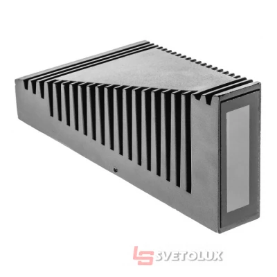 Светильник уличный Brille AL-227/2х3W NW LED IP65 BK