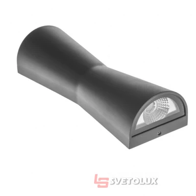 Светильник уличный Brille AL-229/2х3W NW COB LED IP65 BK