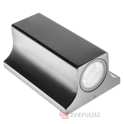 Светильник уличный Brille AL-230/2х3W NW COB LED IP65 BK