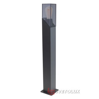 Садово-парковий світильник стовпчик IP54 E27 DGY (PL-24/80) Brille