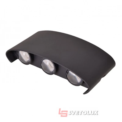 Подсветка LED фасадная IP65 Brille AL-264/6х1W BK