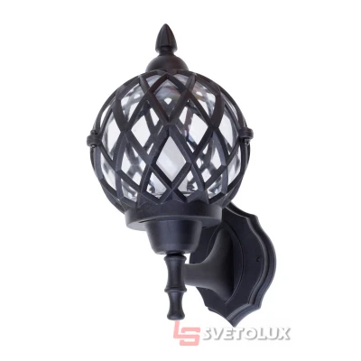 Светильник настенный фасадный IP23 GL-81P A small BK Brille