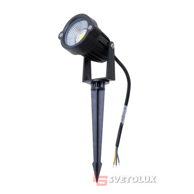Светильник грунтовой садовый IP65 AS-11/3W CW BK COB Brille