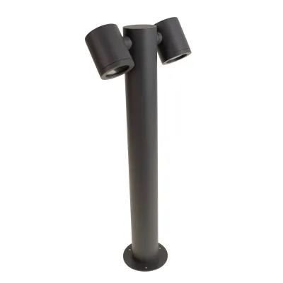 Уличный садово-парковый наземный фонарь PL-27/60 2xGU10 DGY