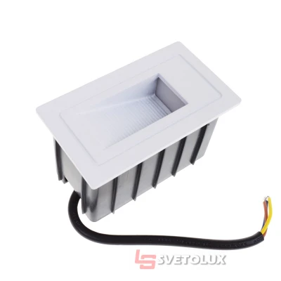 Светильник для ступеней LZ-04/5W WW WH IP65