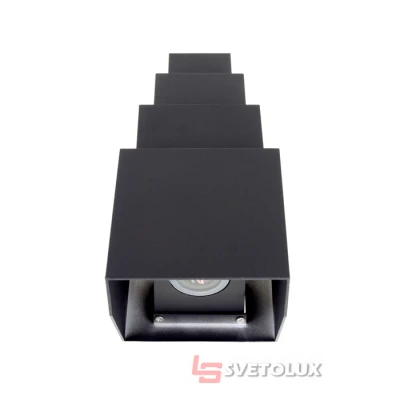 Уличный светильник Brille AL-281/2х5W NW LED IP54 BK