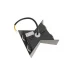 Уличный светильник Brille AL-603/4х2W NW LED IP54 BK